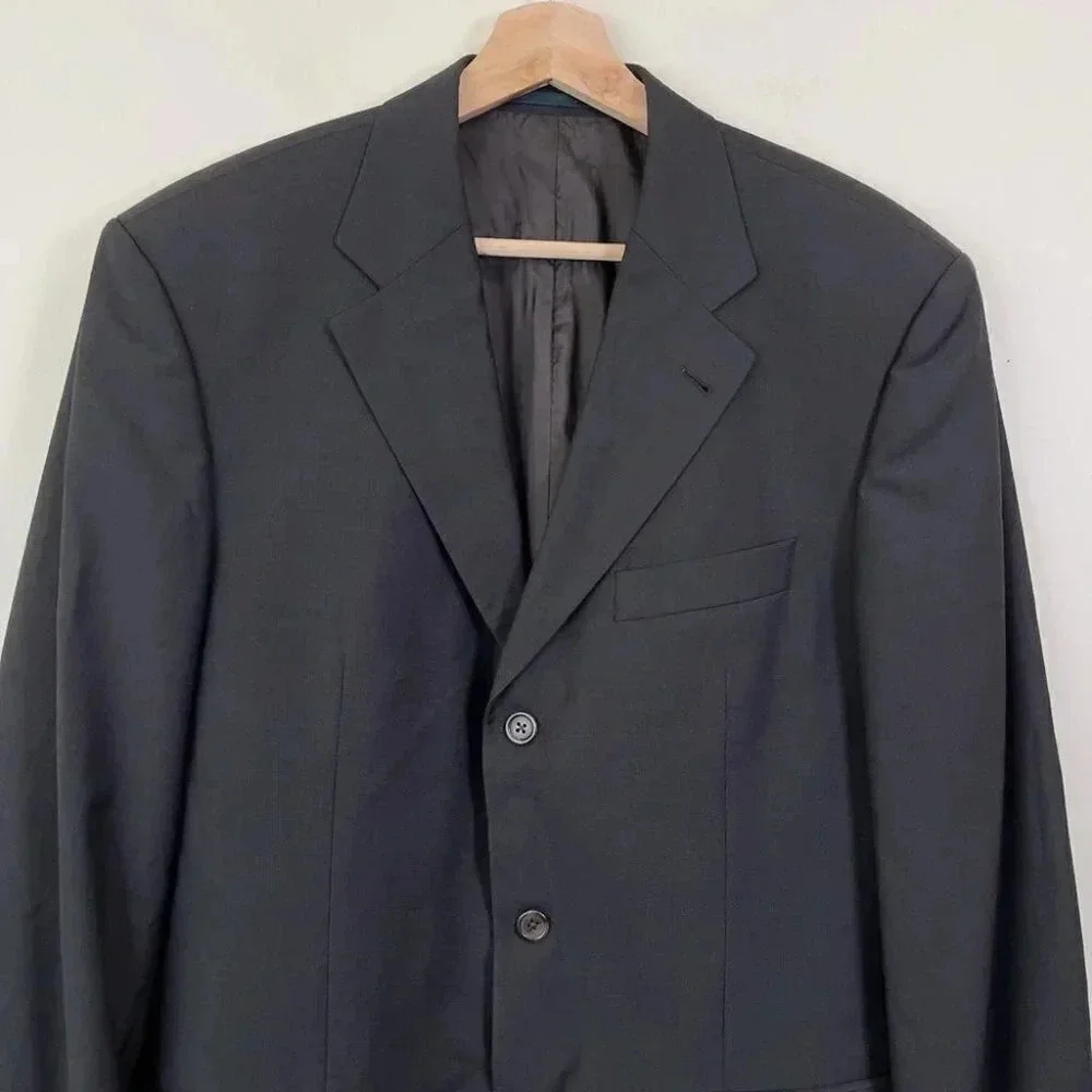 Hugo Boss Virgin Wool Super 100 Angelico Lucca Blazer Size 50 / US Size 40R